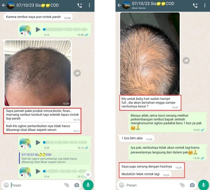 Testimoni Chat WhatsApp
